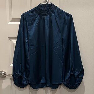 Mittoshop Teal Blue Blouse